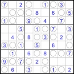 Судоку “Чет-нечет” 9х9 #310 легкий