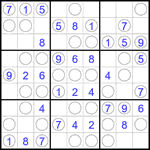 Судоку “Чет-нечет” 9х9 #311 легкий