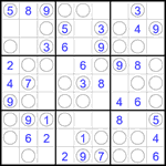 Судоку “Чет-нечет” 9х9 #312 легкий