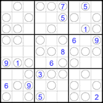 Судоку “Чет-нечет” 9х9 #303 трудный