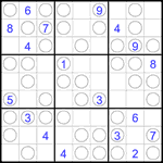 Судоку “Чет-нечет” 9х9 #306 трудный