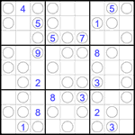 Судоку “Чет-нечет” 9х9 #296 очень трудный