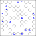 Судоку “Чет-нечет” 9х9 #300 очень трудный