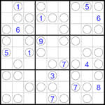 Судоку “Чет-нечет” 9х9 #301 очень трудный