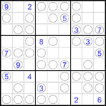 Судоку “Чет-нечет” 9х9 #303 очень трудный