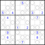 Судоку “Чет-нечет” 9х9 #304 очень трудный