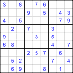 Судоку 9х9 #2332 легкий