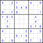 Судоку 9х9 #2333 легкий