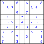 Судоку 9х9 #2334 легкий