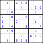 Судоку 9х9 #2337 легкий