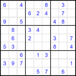 Судоку 9х9 #2339 легкий