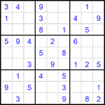 Судоку 9х9 #2341 легкий