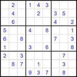 Судоку 9х9 #2347 легкий