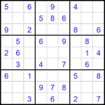 Судоку 9х9 #2348 легкий