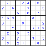 Судоку 9х9 #2354 легкий