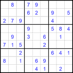 Судоку 9х9 #2356 легкий