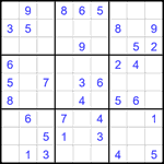Судоку 9х9 #2359 легкий