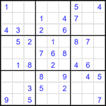 Судоку 9х9 #2360 легкий