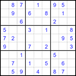 Судоку 9х9 #2361 легкий