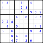 Судоку 9х9 #2362 легкий