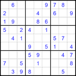 Судоку 9х9 #2363 легкий