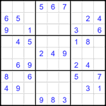 Судоку 9х9 #2364 легкий