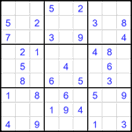 Судоку 9х9 #2365 легкий