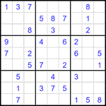 Судоку 9х9 #2368 легкий