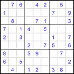 Судоку 9х9 #2373 легкий