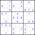 Судоку 9х9 #2376 легкий