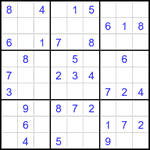 Судоку 9х9 #2377 легкий