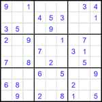 Судоку 9х9 #2387 легкий