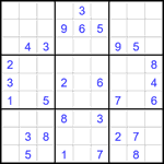 Судоку 9х9 #2302 средний