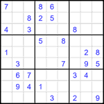 Судоку 9х9 #2303 средний