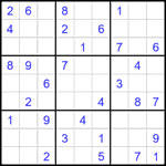 Судоку 9х9 #2304 средний