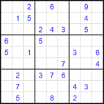 Судоку 9х9 #2306 средний