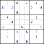 Судоку 9х9 #2308 средний