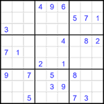 Судоку 9х9 #2309 средний