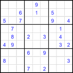 Судоку 9х9 #2311 средний
