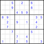 Судоку 9х9 #2321 средний