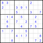 Судоку 9х9 #2322 средний