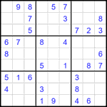 Судоку 9х9 #2324 средний