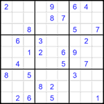 Судоку 9х9 #2325 средний