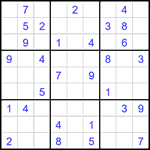 Судоку 9х9 #2326 средний