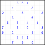 Судоку 9х9 #2327 средний