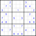 Судоку 9х9 #2328 средний