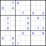 Судоку 9х9 #2331 средний