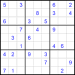 Судоку 9х9 #2332 средний