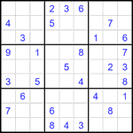 Судоку 9х9 #2334 средний