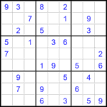 Судоку 9х9 #2338 средний